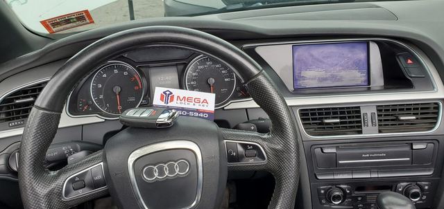 Audi A4 interior during a key replacement