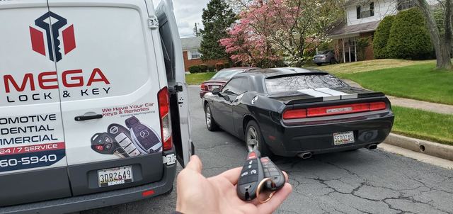 Dodge Challenger after a key fob service